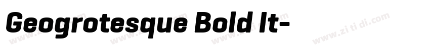 Geogrotesque Bold It字体转换 Geogrotesque Bold It字体转换
